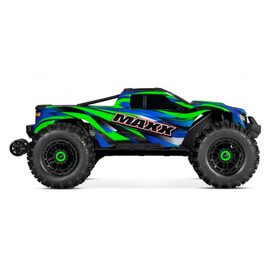 Traxxas Wide Maxx 1/10 Scale 4WD Brushless Electric Monster Truck, VXL-4S, TQi - GREEN