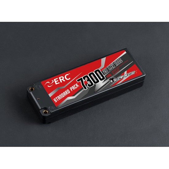 SUNPADOW RC Racing Lipo battery 7300mAh-2S2P-7.4V