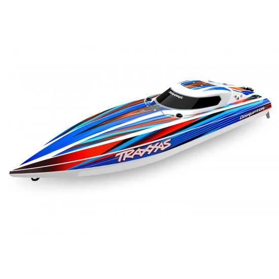 Traxxas Disruptor 4S High-Performance Boat Blue