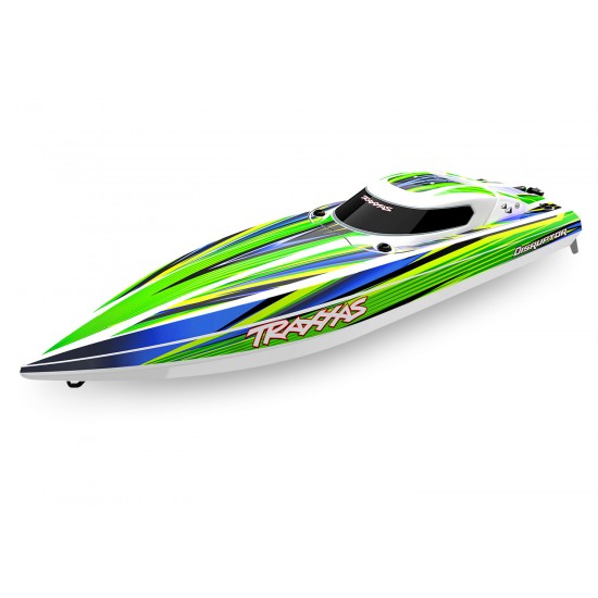 Traxxas Disruptor 4S High-Performance Boat Green