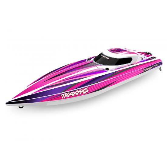 Traxxas Disruptor 4S High-Performance Boat Pink 