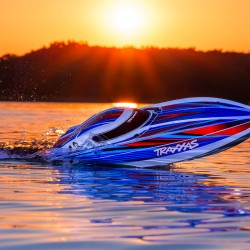 Traxxas Disruptor 4S High-Performance Boat Orange 