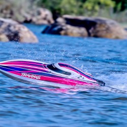 Traxxas Disruptor 4S High-Performance Boat Pink 