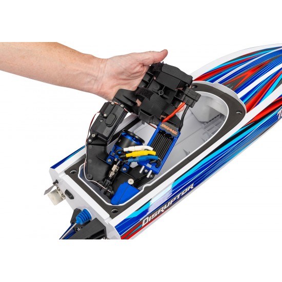 Traxxas Disruptor 4S High-Performance Boat Blue