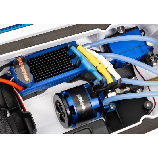 Traxxas Disruptor 4S High-Performance Boat Blue