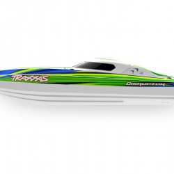 Traxxas Disruptor 4S High-Performance Boat Green