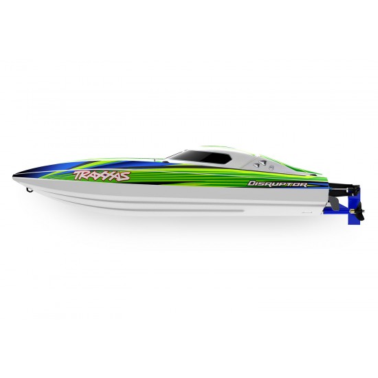 Traxxas Disruptor 4S High-Performance Boat Green