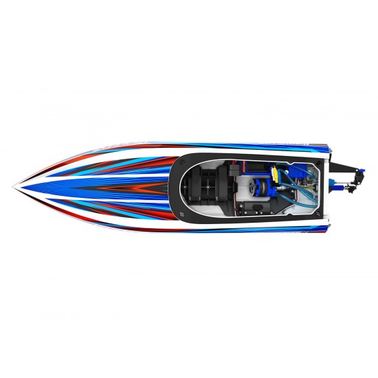 Traxxas Disruptor 4S High-Performance Boat Blue