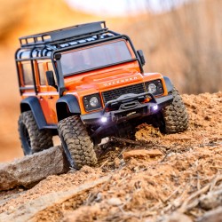 Traxxas TRX-4M 1/18 Scale and Trail Crawler Land Rover 4WD Electric Truck with TQ Orange
