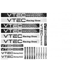 LRP Sticker sheet VTEC Racing Tires, 62414