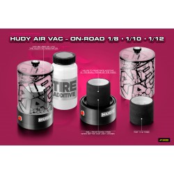 HUDY AIR VAC - VACUUM PUMP WITH TRAY - ON-ROAD 1/8, 1/10, 1/12