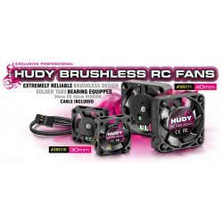HUDY BRUSHLESS RC FAN 40MM - WITH EXTERNAL SOLDERING TABS