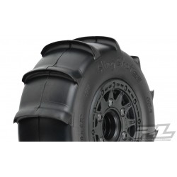 Sling Shot SC 2.2"/3.0" Sand Tires Mounted on Raid Black (PRO115810)
