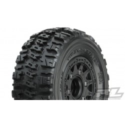 Trencher X SC 2.2"/3.0" All Terrain Tires Mounted on Raid Black (PRO119010)