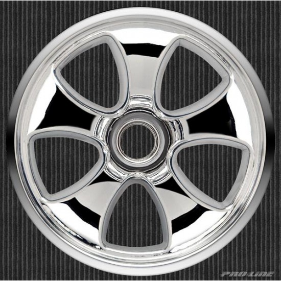 Torque 2.8 (30 Series) Chrome Front Wheels (2) for JATO, PR2694-01