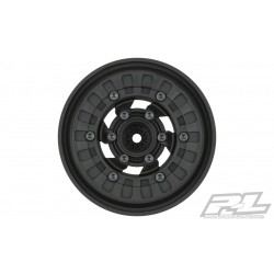 Vice CrushLock 2.6" Black/Black Bead-Loc 6x30 Removable Hex Front or Rear Wheels (2) for 2.6" Mud Tires (PRO278903)