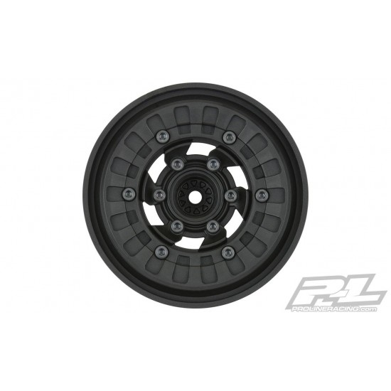 Vice CrushLock 2.6" Black/Black Bead-Loc 6x30 Removable Hex Front or Rear Wheels (2) for 2.6" Mud Tires (PRO278903)
