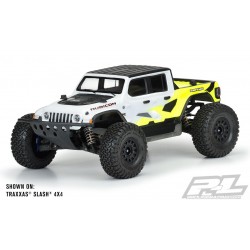 Jeep Gladiator Rubicon Clear Body for Slash 2wd/4x4 (with LCG chassis & extended body mounts), ARRMA Senton 3S (W/O side guards), E-REVO 2.0 (with extended body mounts) & PRO-Fusion SC 4x4 (PRO354200)