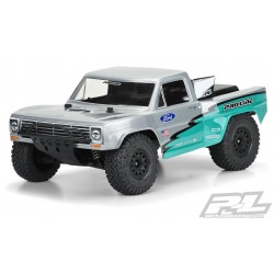 Pre-Cut 1967 Ford F-100 Race Truck Clear Body for Slash 2wd, Slash 4x4 & PRO-Fusion SC 4x4 (with extended body mounts) (PRO355117)