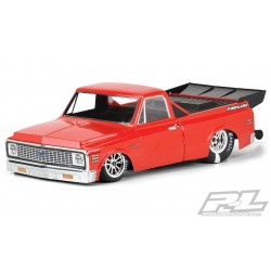 1972 Chevy C-10 Clear Body for Slash 2wd Drag Car & AE DR10 (with trimming) (PRO355700)
