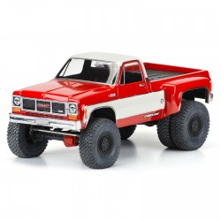 1973 GMC Sierra 3500 Clear Body for 12.3" (313mm) Wheelbase Scale Crawlers with PRO278600 Carbine Dually Wheels (PRO359000)