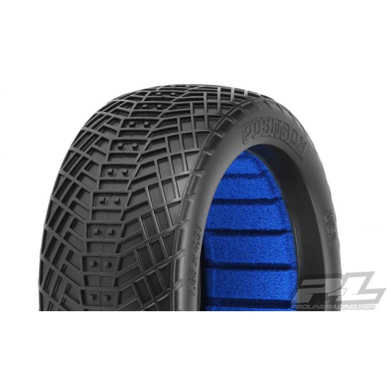 Positron MC Tires (2) for 1:8 Buggy F/R (PRO906117)