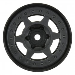 1/10 Holcomb F/R 1.9" Crawler Bead-Loc Wheels (2) Black