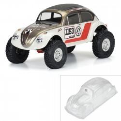 1/10 Volkswagen Beetle Clear Body 12.3" Wheelbase Crawlers