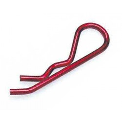 Body Clip 1/8 Metallic Red (6st.), RS026R