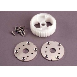 Main Differential Gear (32-Pitch)/ Metal Side Plates (2)/Self-Tapping Screws (8)