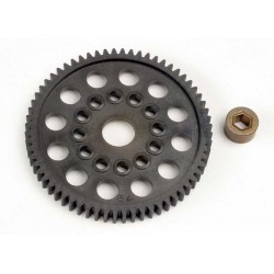 Spur gear (64-Tooth) (32-Pitch) w/bushing, TRX3164