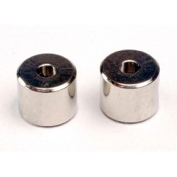 Collars, screw (2)/ set screws, 3mm (2), TRX3182