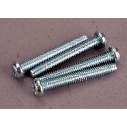 Screws, 2.5x19mm roundhead machine screws (4), TRX3189