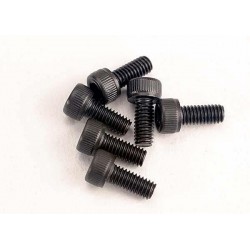 Screws, 2.5x6mm cap-head machine (hex drive) (6), TRX3215