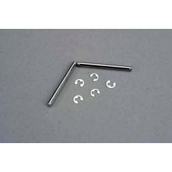 Suspension pins, 2.5x31.5mm (king pins) w/ E-clips (2) (stre, TRX3740