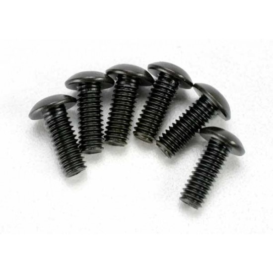 Screws, 4x12mm button-head machine (hex drive) (6), TRX3937