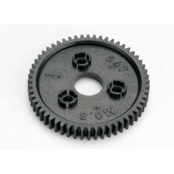 Spur gear, 56-tooth (0.8 metric pitch), TRX3957