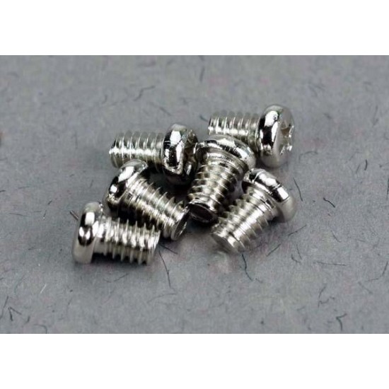 Low speed spray bar screws, 2x4mm roundhead machine screws (, TRX4051