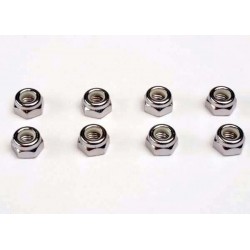 Nuts, 5mm nylon locking (8), TRX4147