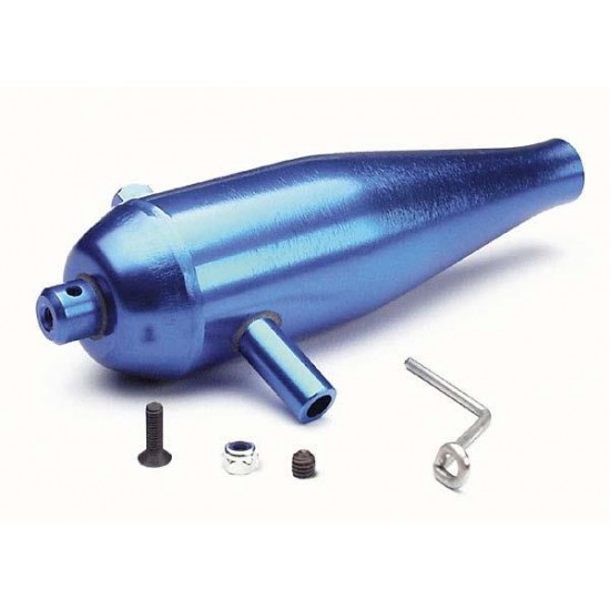 Tuned pipe, high performance (aluminum) (blue-anodized)/ pip, TRX4942