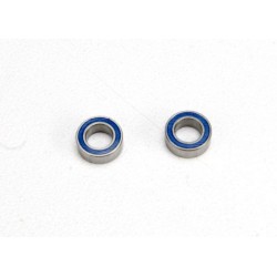 Ball bearings, blue rubber sealed (4x7x2.5mm) (2), TRX5124