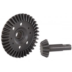Ring gear, differential/ pinion gear, differential (machined, #TRX5379R