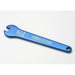 Flat wrench, 5mm (blue-anodized aluminum), TRX5477