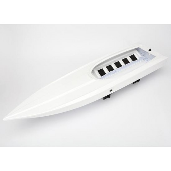 Hull, Spartan, white (no graphics) (fully assembled), TRX5711X