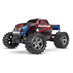 Traxxas Stampede 4X4 TQ 2.4GHz LED lights (incl. battery/charger) - Red
