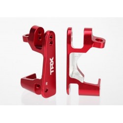 Caster blocks (c-hubs), 6061-Tleft & right (red-anodized), TRX6832R