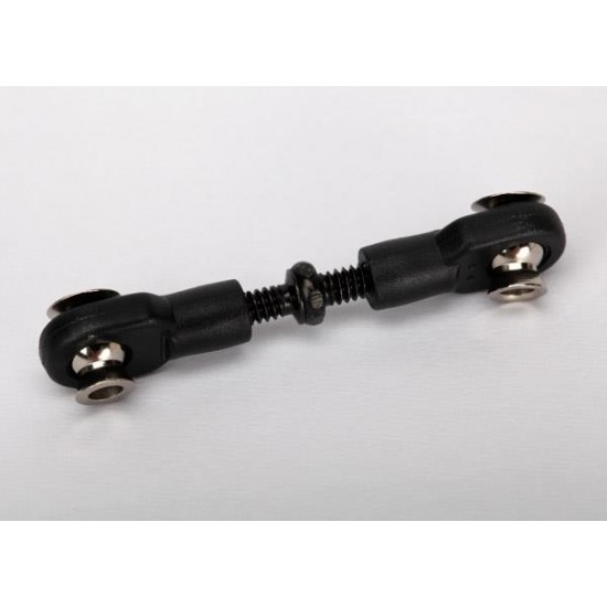 Linkage, steering (3x20mm turnbuckle) (1)/ rod ends (2)/ hol, TRX6846