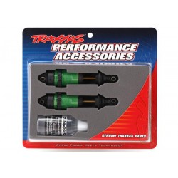 Shocks, GTR long green-anodized,PTFE-coated bodies with TiN shafts (fully assemb
