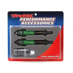 Shocks, GTR xx-long green-anodized, PTFEcoated bodies with TiN shafts (fully ass