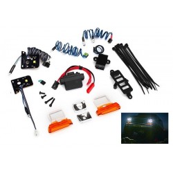 LED light set, complete with power supply (contains headlights, tail lights, si